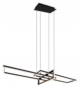 Závěsné svítidlo Trio Salinas černý kov 1x34W LED 150 cm