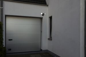 LUTEC Venkovní nástěnné chytré LED osvětlení DRACO s bezpečnostní kamerou a čidlem, 10W, studená bílá 7622220012