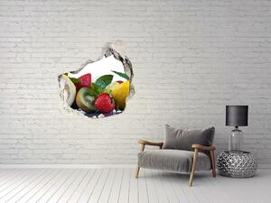 Nálepka 3D díra na zeď Ovoce a zelenina nd-p-111192717
