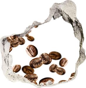 Nálepka díra na zeď beton Zrnka kávy nd-p-68369334