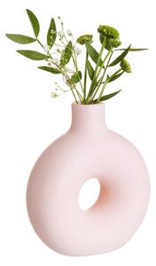 LOOPY Mini váza 10 cm - sv. růžová