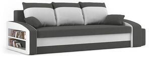 Rozkládací pohovka LINT 3, 245x75x90, haiti 14/haiti 0, levá