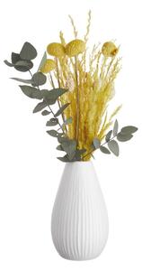 RIFFLE Váza 15,5 cm - bílá