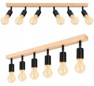 Nástěnná lampa Masterled, hnědá, černá, E27 50 W