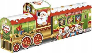 Vláček s adventním kalendářem Kinder Mix 226 g