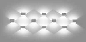 LED2 Přisazené nástěnné LED osvětlení WALL, 6W, teplá bílá, bílé 4100231
