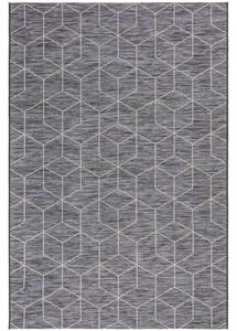 Hans Home | Kusový koberec Lipari Napoli Black – na ven i na doma - 120x170