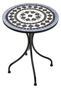 PALAZZO Stůl s mozaikou - modrá/bílá