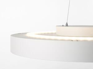 LED2 Závěsné LED osvětlení na lanku RINGO, 54+6W, teplá bílá, kulaté, bílé 3111231