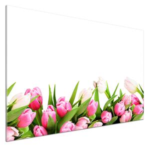 Panel do kuchyně Růžové tulipány pl-pksh-100x70-f-138798865
