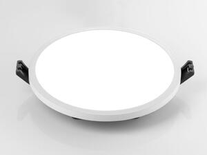 LED2 Zápustné koupelnové bodové LED osvětlení SLIM, 10W, teplá bílá, kulaté, bílé, IP43 2182431
