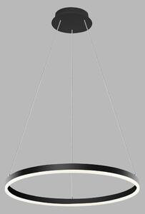 LED2 Závěsné LED osvětlení na lanku CIRCLE, 42W, teplá bílá, kruhové, černé 3270933