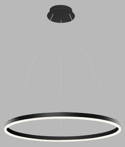 LED2 Závěsné LED osvětlení na lanku CIRCLE, 62W, teplá bílá, kruhové, černé 3271033