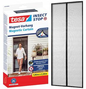 Sítě proti hmyzu do dveří Tesa šedá 100 cm x 220 cm