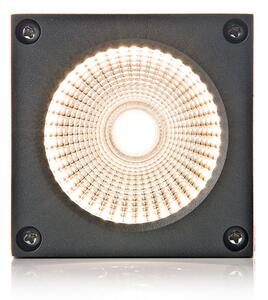 LED2 Venkovní přisazené stropní LED osvětlení KUBO, 6W, teplá bílá, čtvercové, antracitové, IP54 5130334