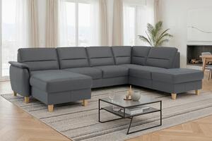 SEDACÍ SOUPRAVA, kůže, černá Sit & More - Sedací soupravy, Online Only