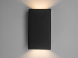 LED2 Venkovní nástěnné LED osvětlení BLOCK, 2x3W, teplá bílá, hranaté, antracitové, IP54 5100434