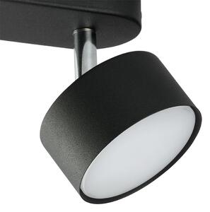 TK-LIGHTING Stropní flexibilní osvětlení CLARK, 2xGX53, 10W, kulaté, černé 3403