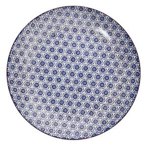 RETRO Sada snídaňových talířů 20,3 cm set 6 ks - modrá
