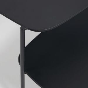 Černý kovový konferenční stolek Kave Home Wigan 62 x 58 cm