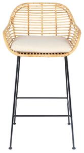 White Label Ratanová barová židle WLL TIGER 65 cm