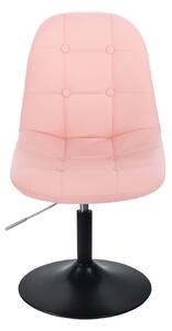 Židle SAMSON na černém talíři - růžová