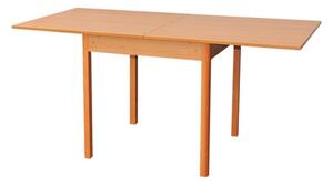 Jídelní stůl roztahovací LUDVÍK, 80/160×80 olše, buk, dub