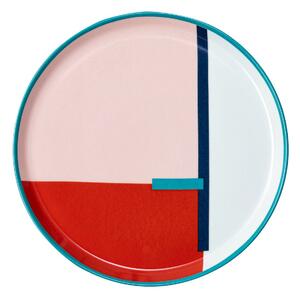 Talíř 24 cm Retrofun Collection Pinky
