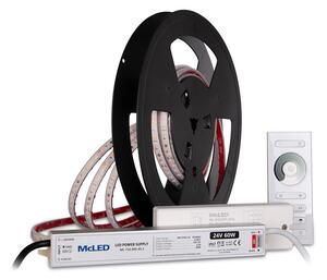 MCLED sestava LED pásek do sauny WW 5m + kabel + trafo + stmívání