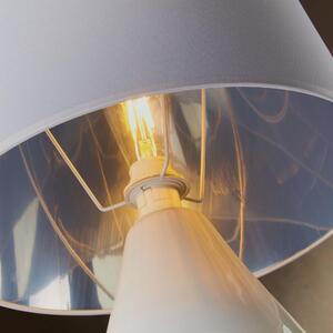 TK-LIGHTING Stolní designová lampa LACRIMA, 1xE27, 60W, bílá 5453
