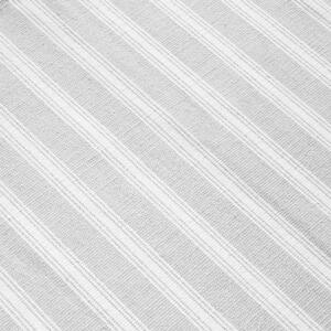 SILENT DANCER Koberec pruhovaný 60 x 90 cm - šedá/bílá