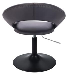 LuxuryForm Židle NAPOLI na černém talíři - černá