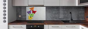 Panel do kuchyně Barevní motýli pl-pksh-100x70-f-128188702