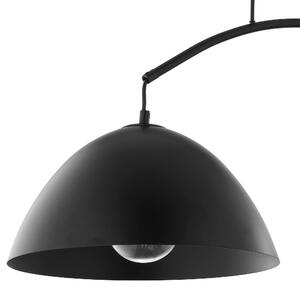 TK-LIGHTING Závěsné moderní osvětlení FARO, 2xE27, 60W, kulaté, černé 6008