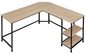 Tectake 404232 psací stůl hamilton - industrial světlé dřevo