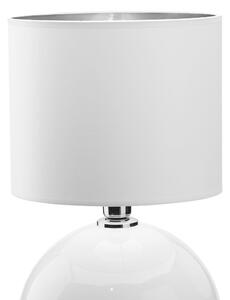 TK-LIGHTING Stolní moderní lampička PALLA, 1xE27, 60W, kulatá, bílá 5066