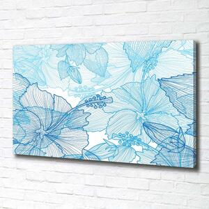 Moderní obraz canvas na rámu Havajské květiny pl-oc-100x70-f-67130286