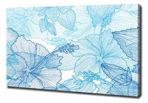 Moderní obraz canvas na rámu Havajské květiny pl-oc-100x70-f-67130286