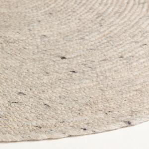 Béžovo šedý vlněný koberec Kave Home Takashi 150 cm