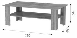 Konferenční stolek - ALVARO L110, dub truflový
