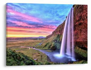 Obraz - Vodopád Seljalandsfoss (70x50 cm)