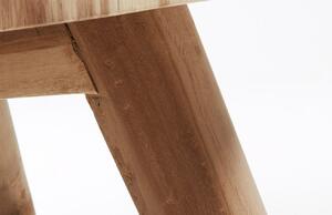 Masivní dřevěný konferenční stolek Kave Home Wellcres 65 cm