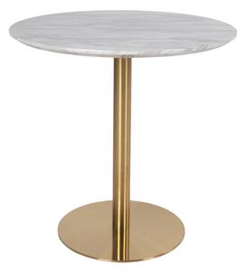 House Nordic Kulatý jídelní stůl BOLZANO zlatý 90cm