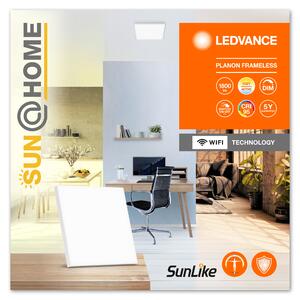 LEDVANCE Stropní smart LED panel SUN@HOME, 20W, 1800lm, 300x300mm, hranaté, bílá