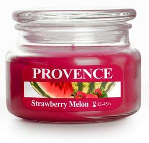 Provence Vonná svíčka ve skle PROVENCE 45 hodin jahoda a meloun