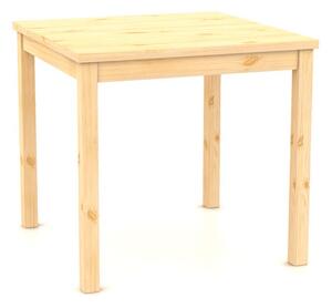 Jídelní stůl čtvercový OLIN 80×80, borovice