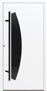 Hliníkové vchodové dveře FM Turen Premium P90 M312 BLACKLINE bílá RAL9016