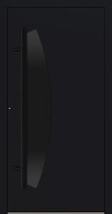 Hliníkové vchodové dveře FM Turen Premium P90 M312 BLACKLINE černá RAL9005