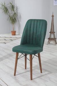 Zelená židle Lemeda Kare Gold