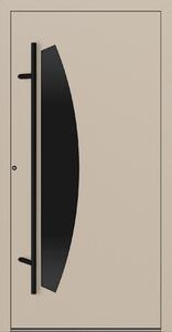 Hliníkové vchodové dveře FM Turen Premium P90 M312 BLACKLINE krémová RAL1015